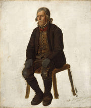 Portrait Of Asle Hermandson From Hallingdal by Adolph Tidemand