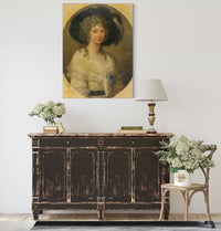 Portrait Of Baroness Von Bauer by Angelica Kauffmann