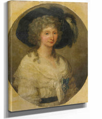 Portrait Of Baroness Von Bauer by Angelica Kauffmann
