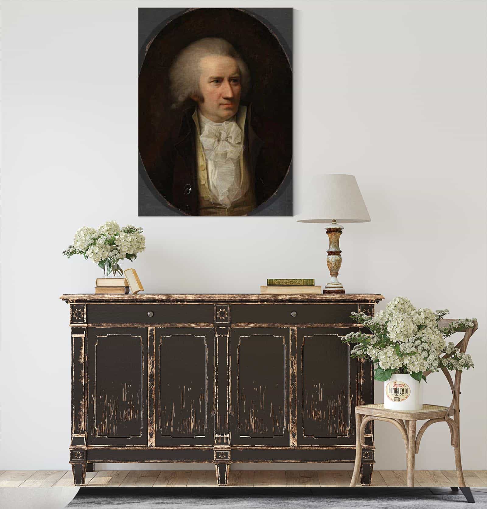 Portrait Of Bernt Anker Chamberlain Bernt Anker S by Jens Juel