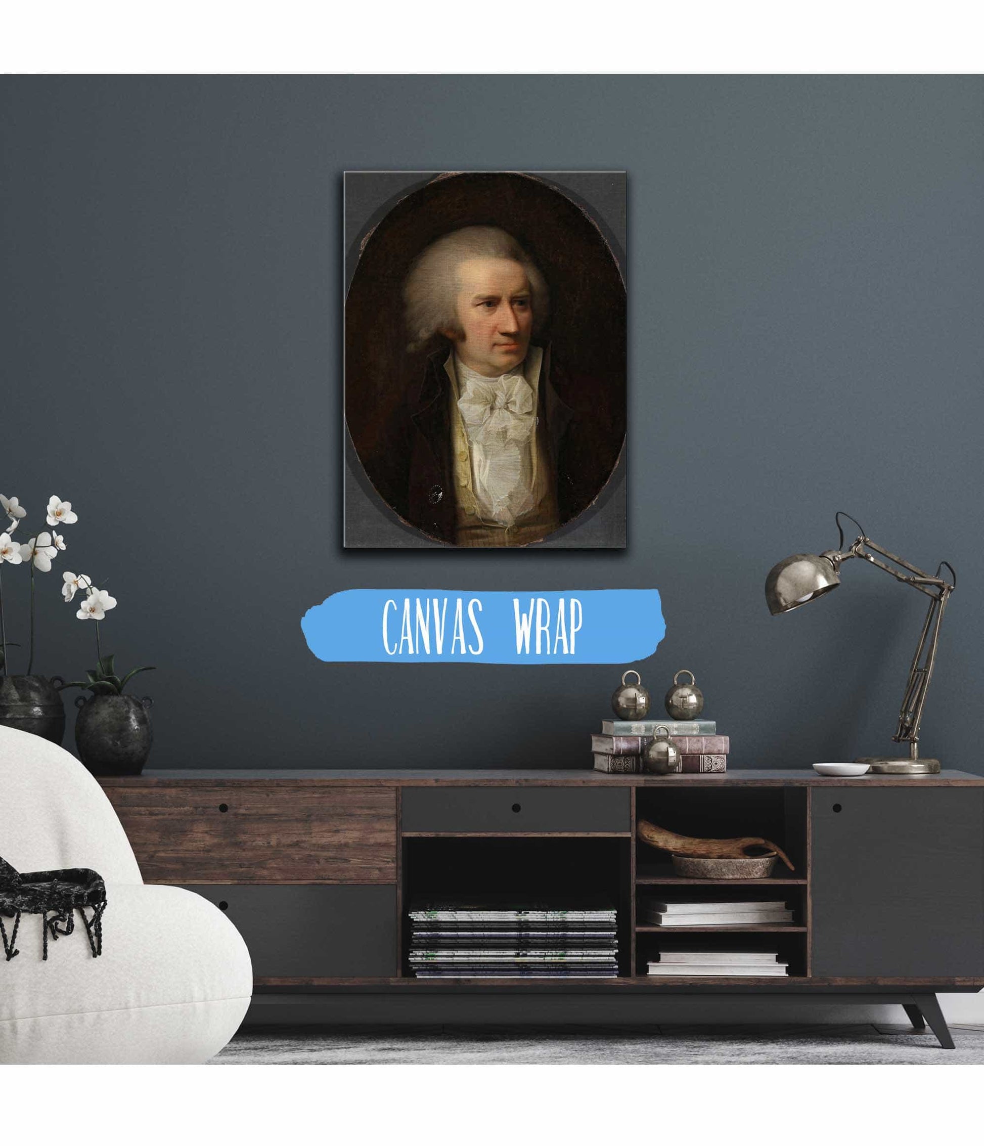 Portrait Of Bernt Anker Chamberlain Bernt Anker S by Jens Juel
