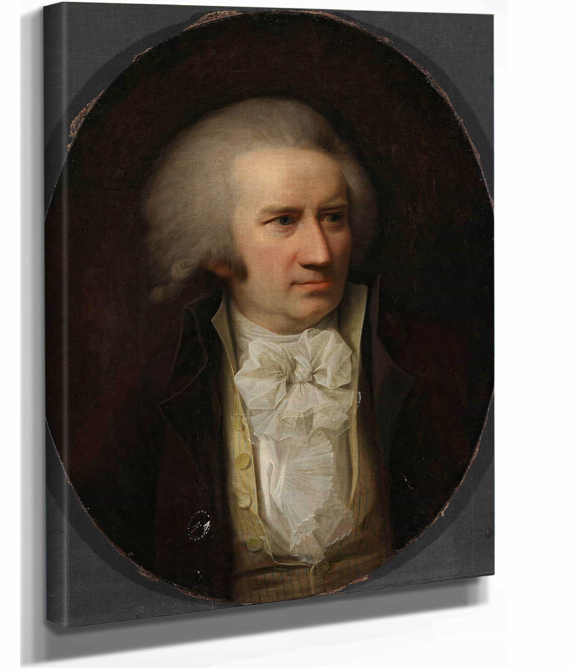Portrait Of Bernt Anker Chamberlain Bernt Anker S by Jens Juel