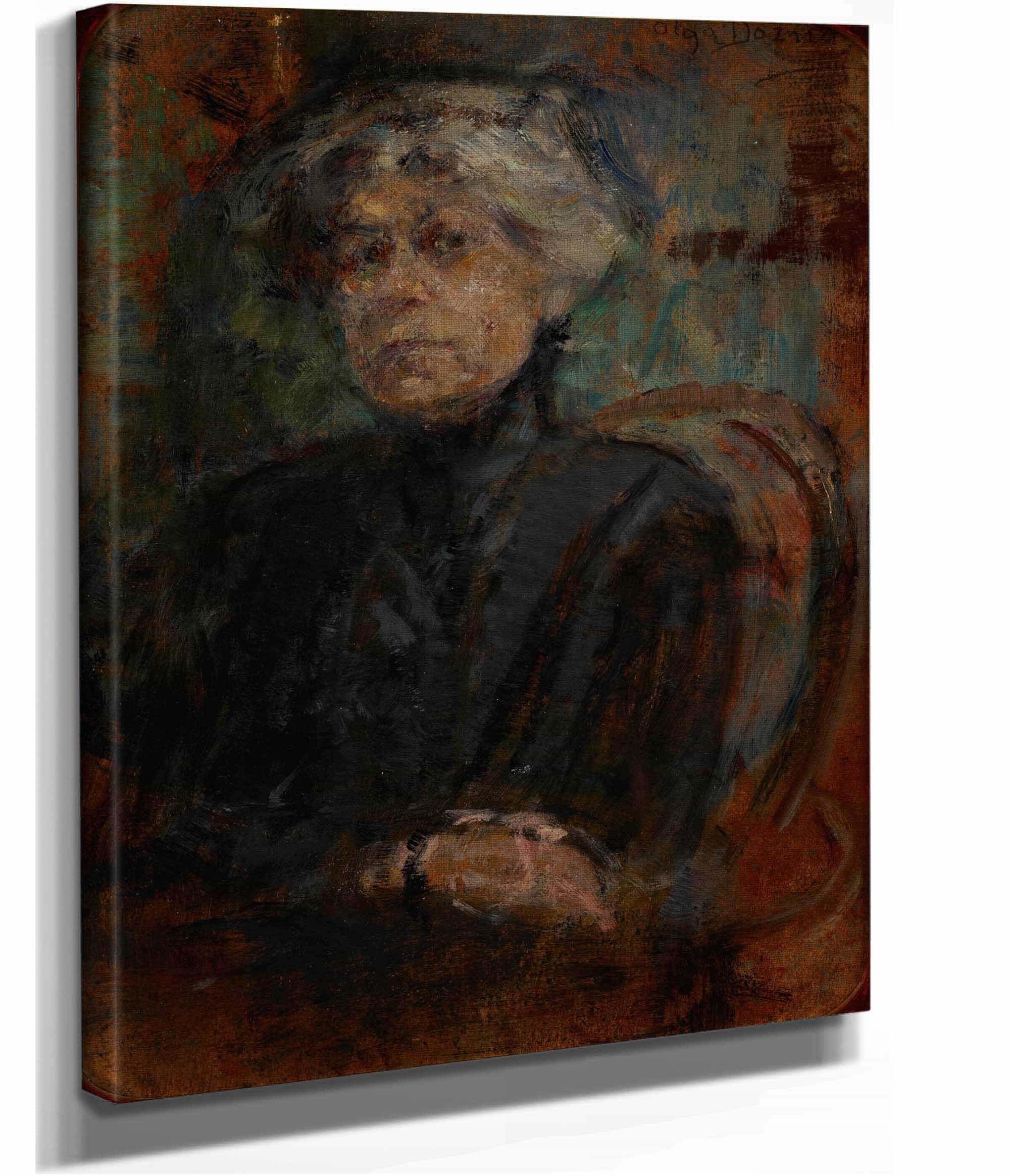 Portrait Of Berta Dylion by Olga Boznanska