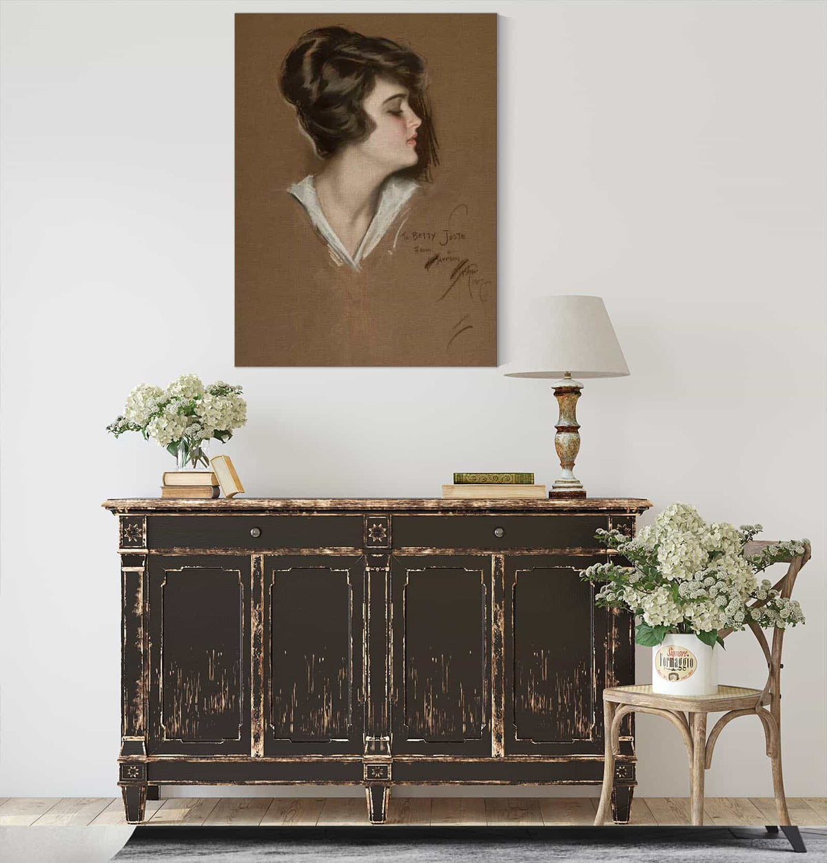 Portrait Of Betty Joste by Harrison Fisher