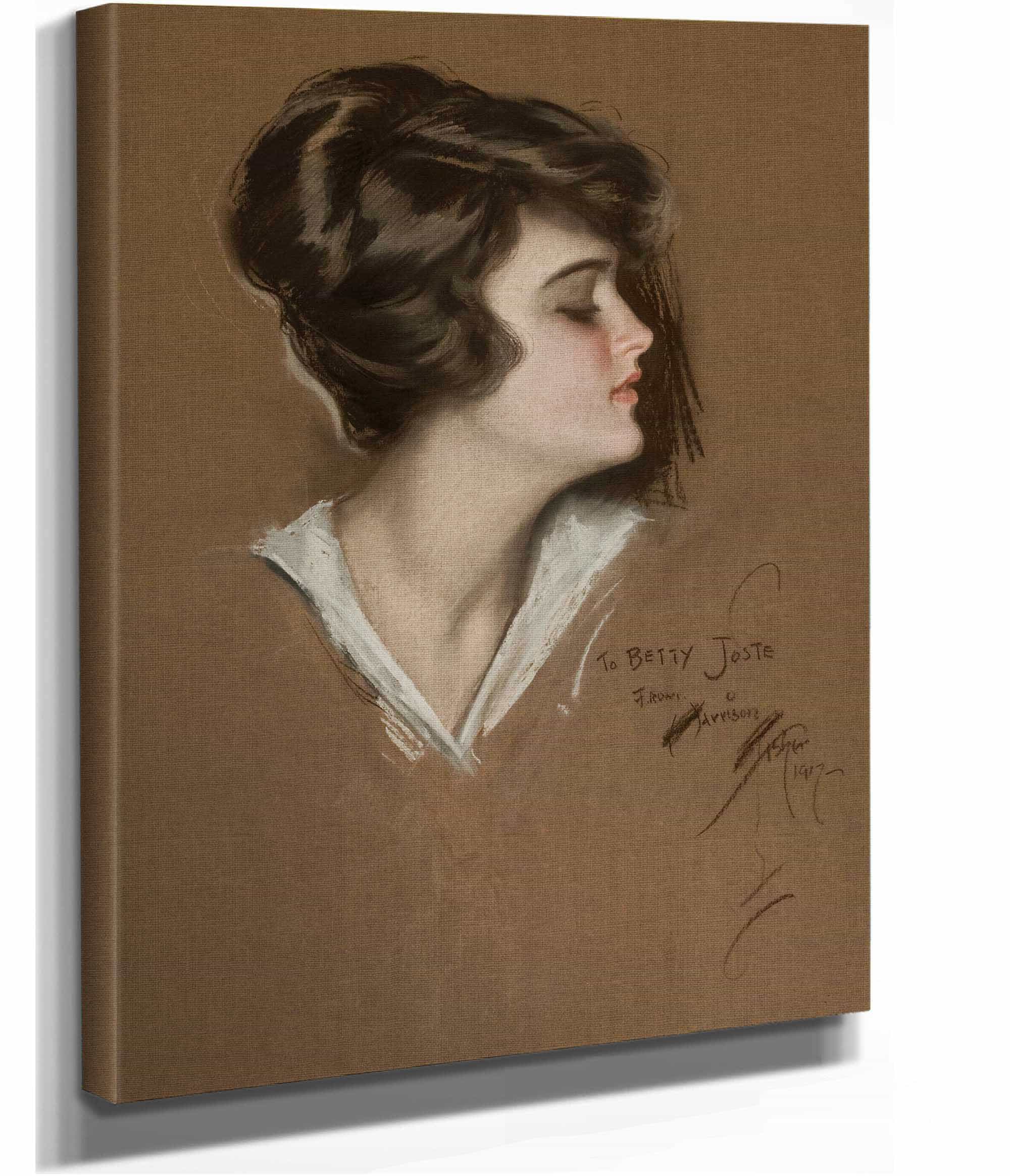 Portrait Of Betty Joste by Harrison Fisher