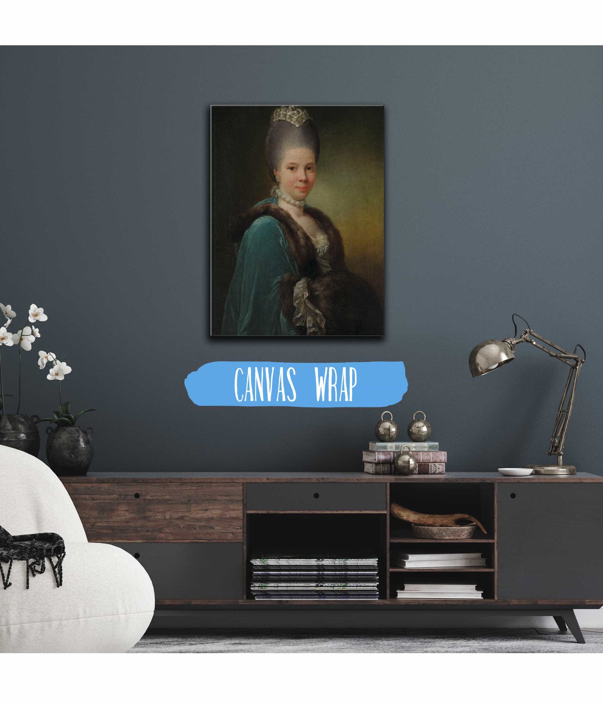 Portrait Of Bodilla Birgitte Von Munthe Af Morgenstierne by Jens Juel