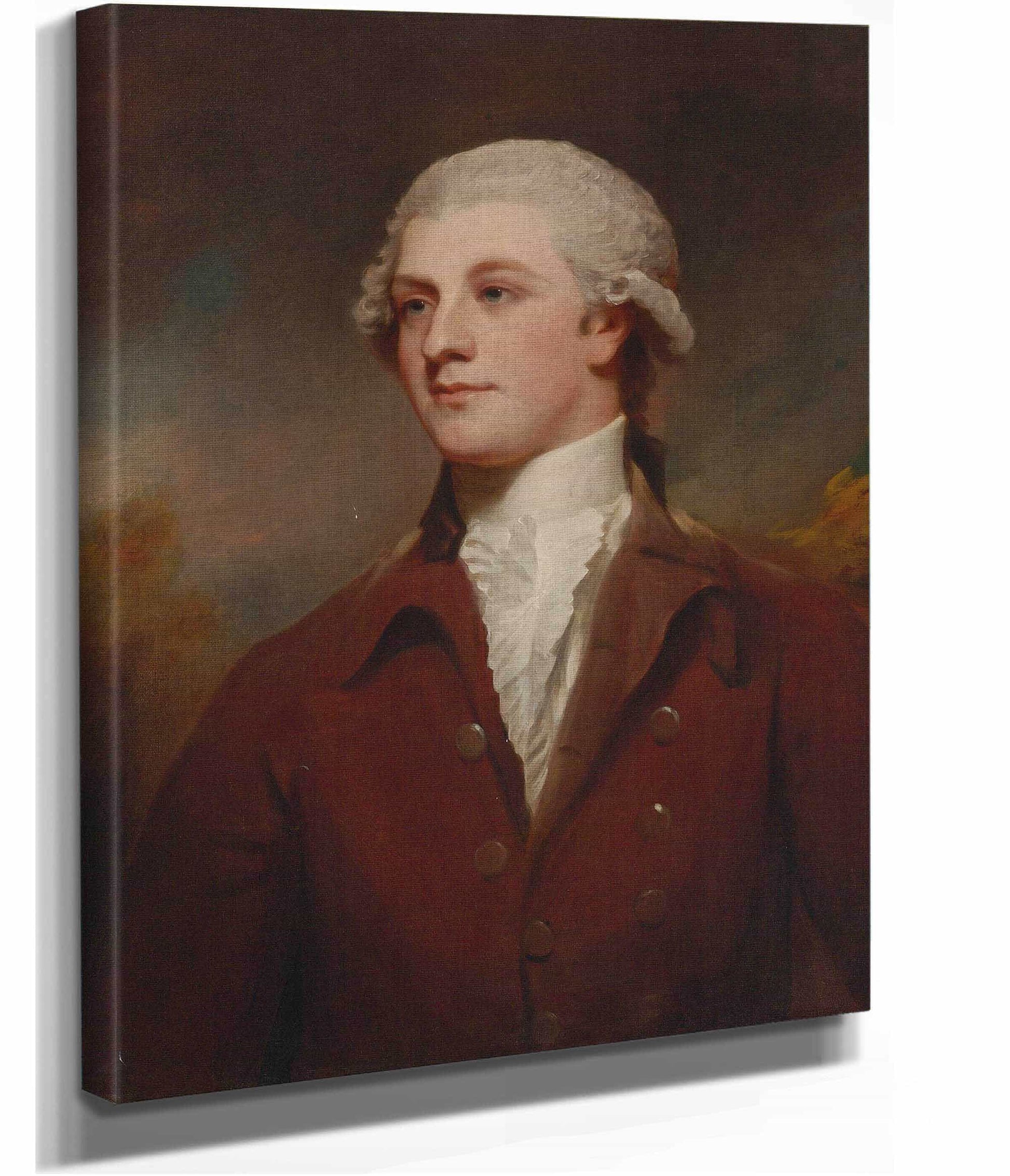 Portrait Of Bryan Cooke Of Owston by George Romney