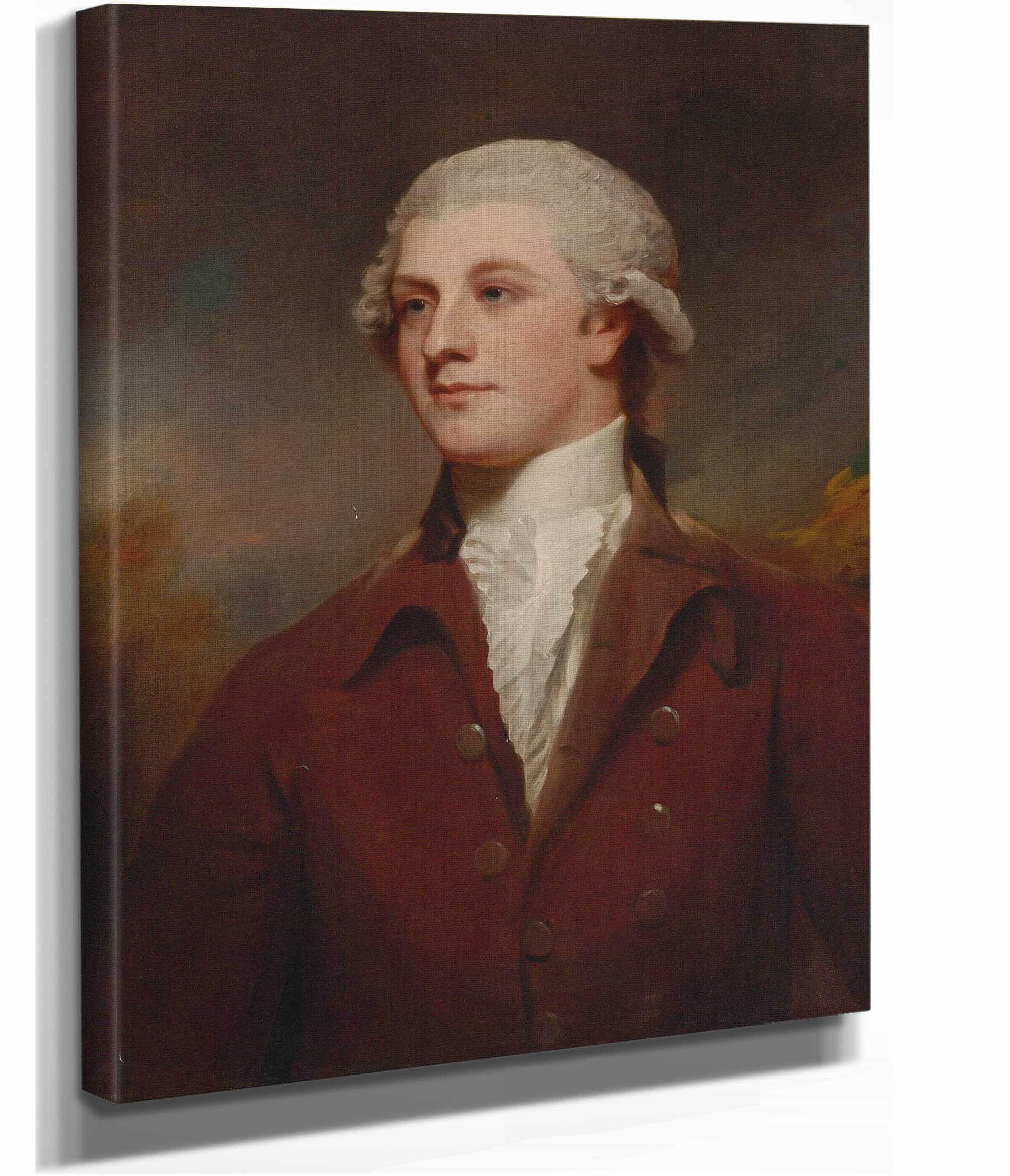 Portrait Of Bryan Cooke Of Owston by George Romney