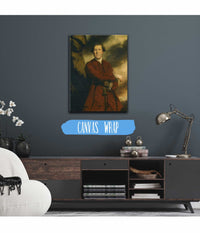 Portrait Of Captain Robert Haldane Of Gleneagles by Sir Joshua Reynolds