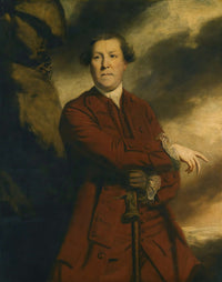 Portrait Of Captain Robert Haldane Of Gleneagles by Sir Joshua Reynolds