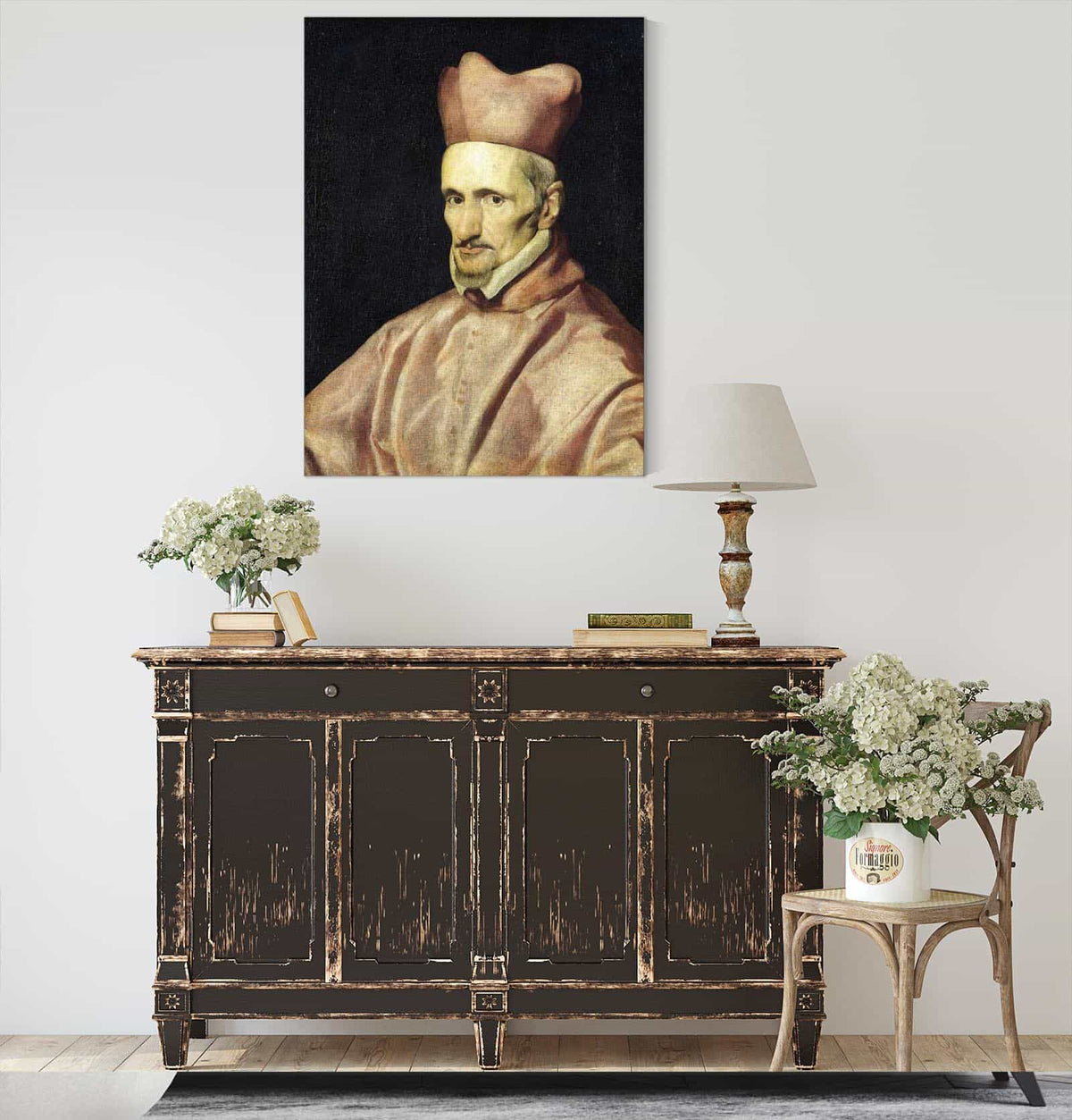 Portrait Of Cardinal Gaspar De Borja Y Velasco by Diego Velazquez