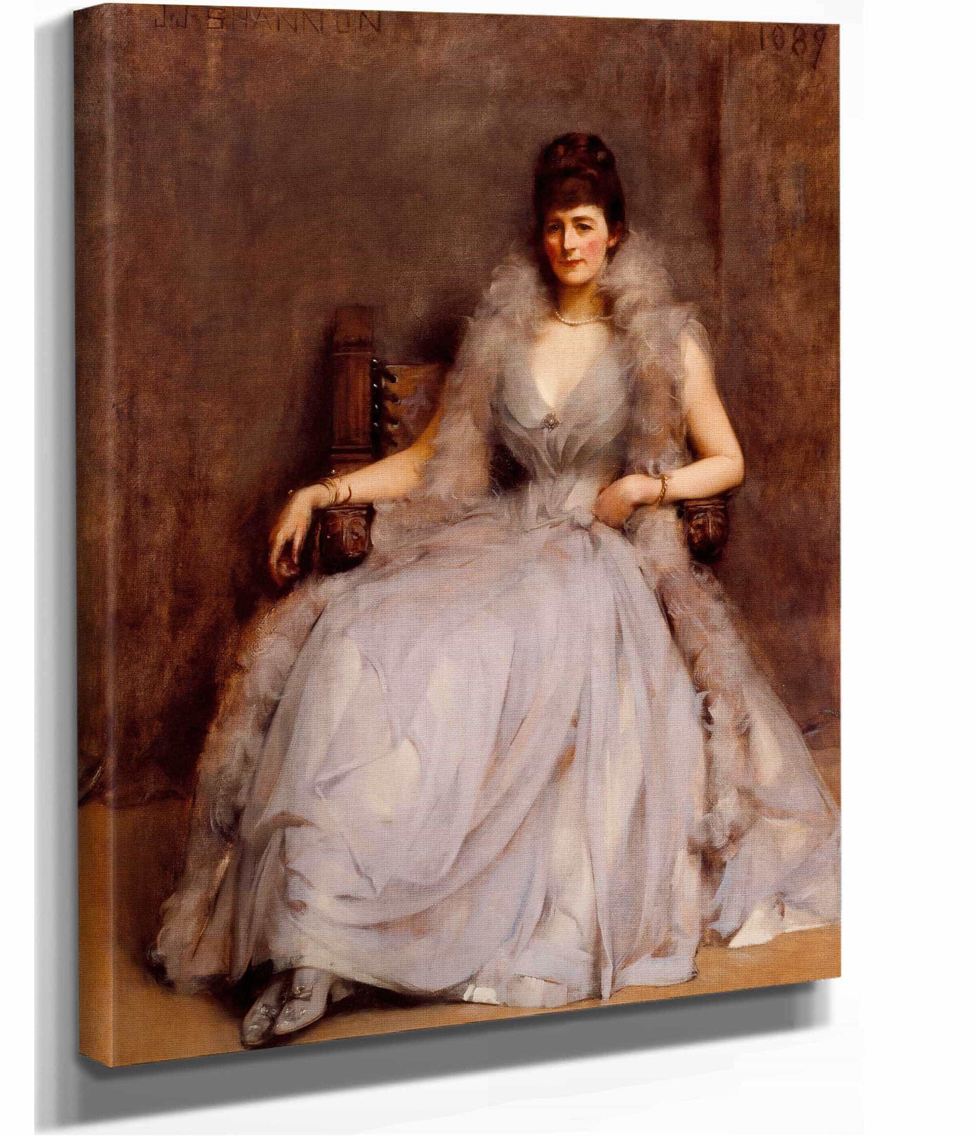 Portrait Of Cecilia Tower by James Jebusa Shannon