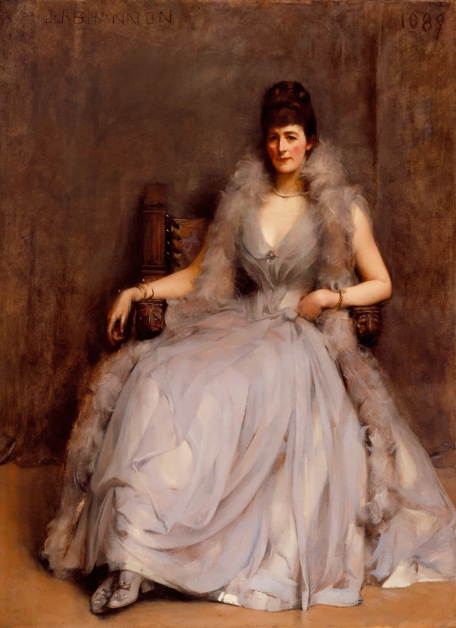 Portrait Of Cecilia Tower by James Jebusa Shannon