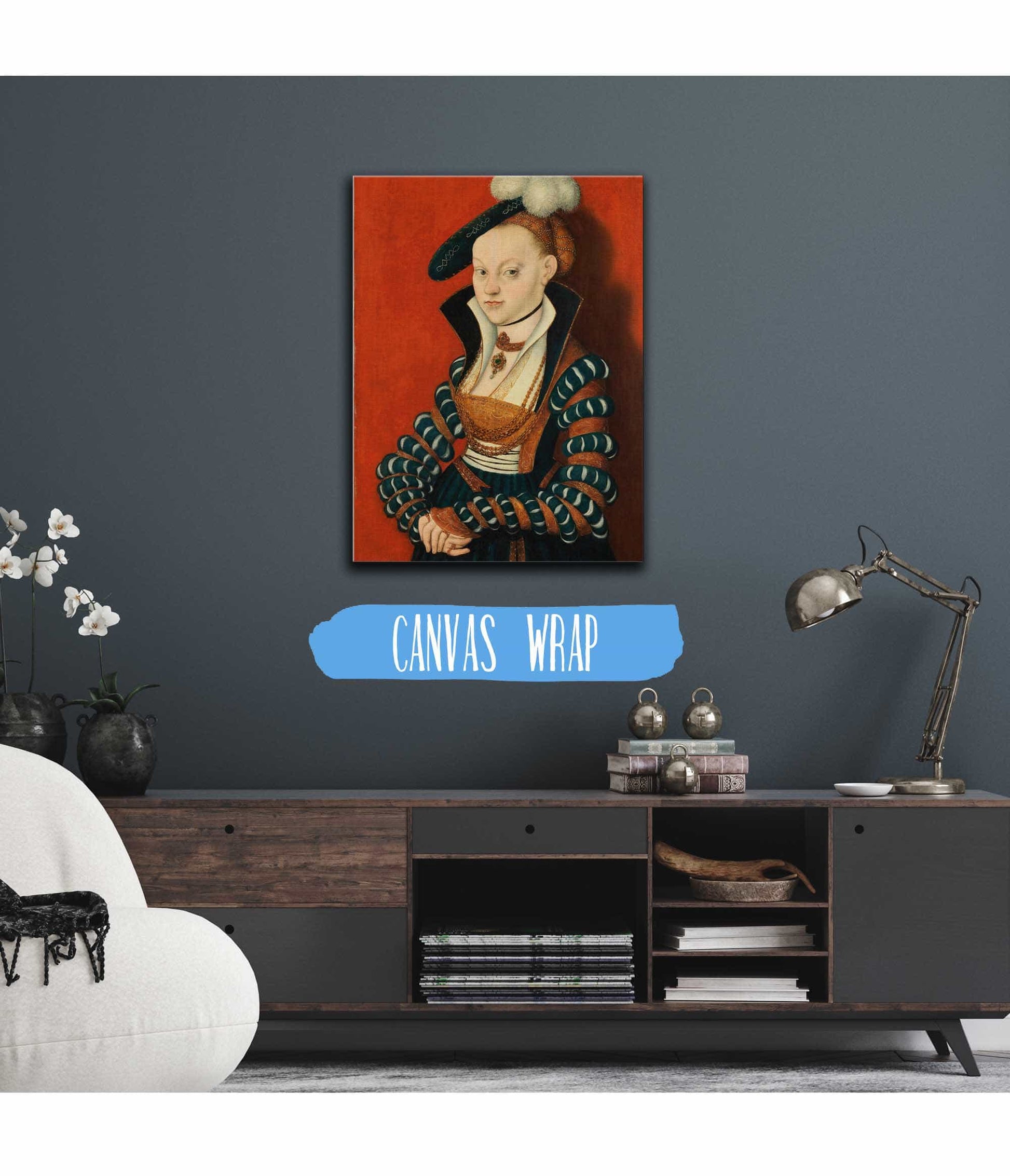 Portrait Of Christiane Of Eulenau by Lucas Cranach The Elder