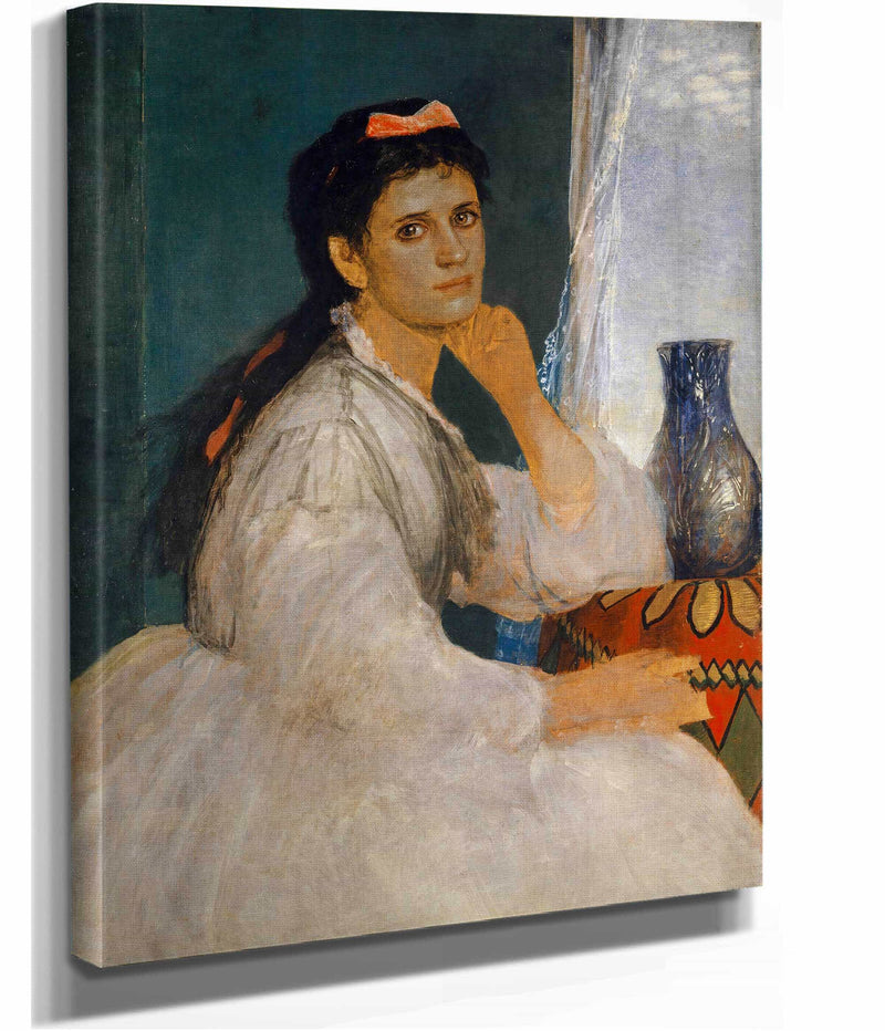 Portrait Of Clara Bocklin Eldest Daughter Of The Artist by Arnold Bocklin