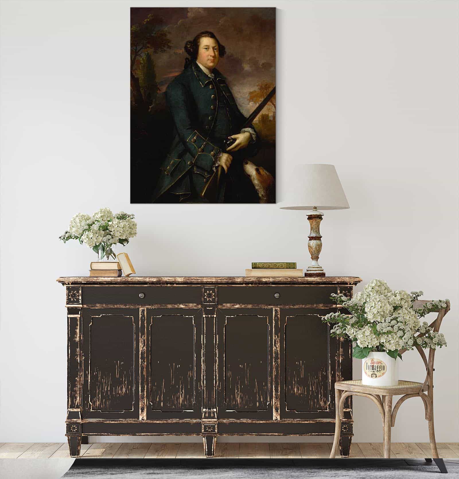 Portrait Of Clotworthy Skeffington St Earl Of Massereene by Sir Joshua Reynolds