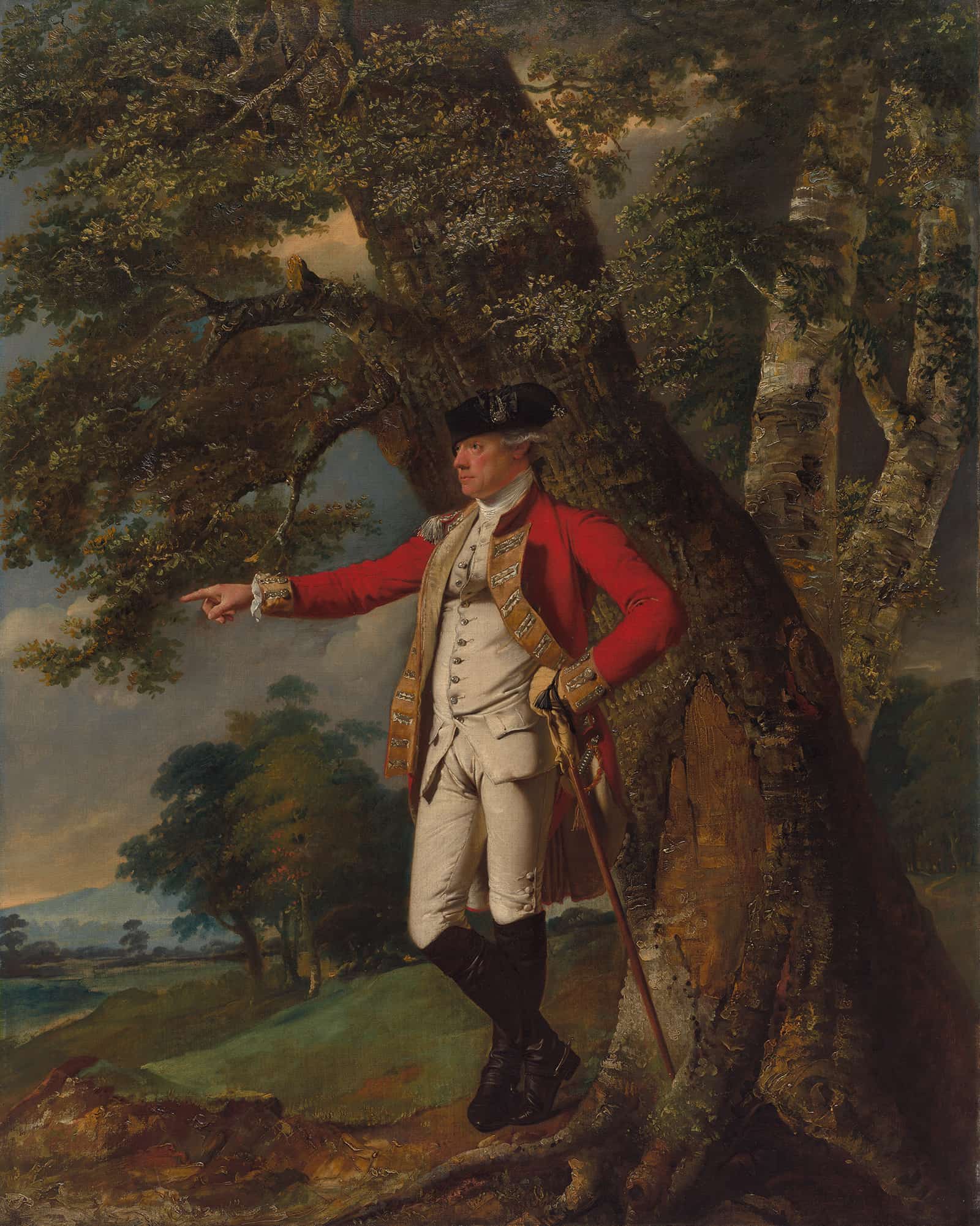 Portrait Of Colonel Charles Heathcote by Joseph Wright Of Derby