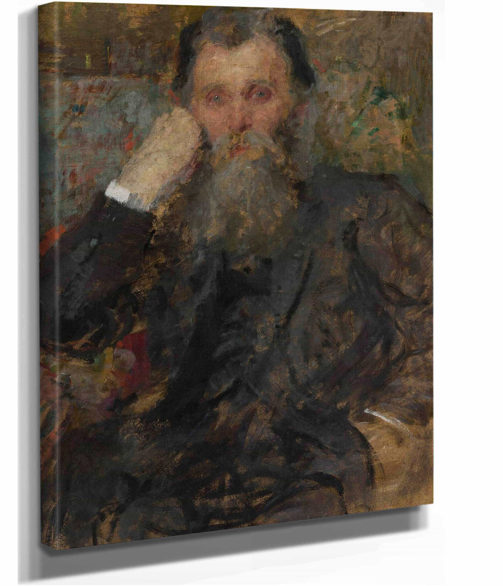 Portrait Of Dergint by Olga Boznanska