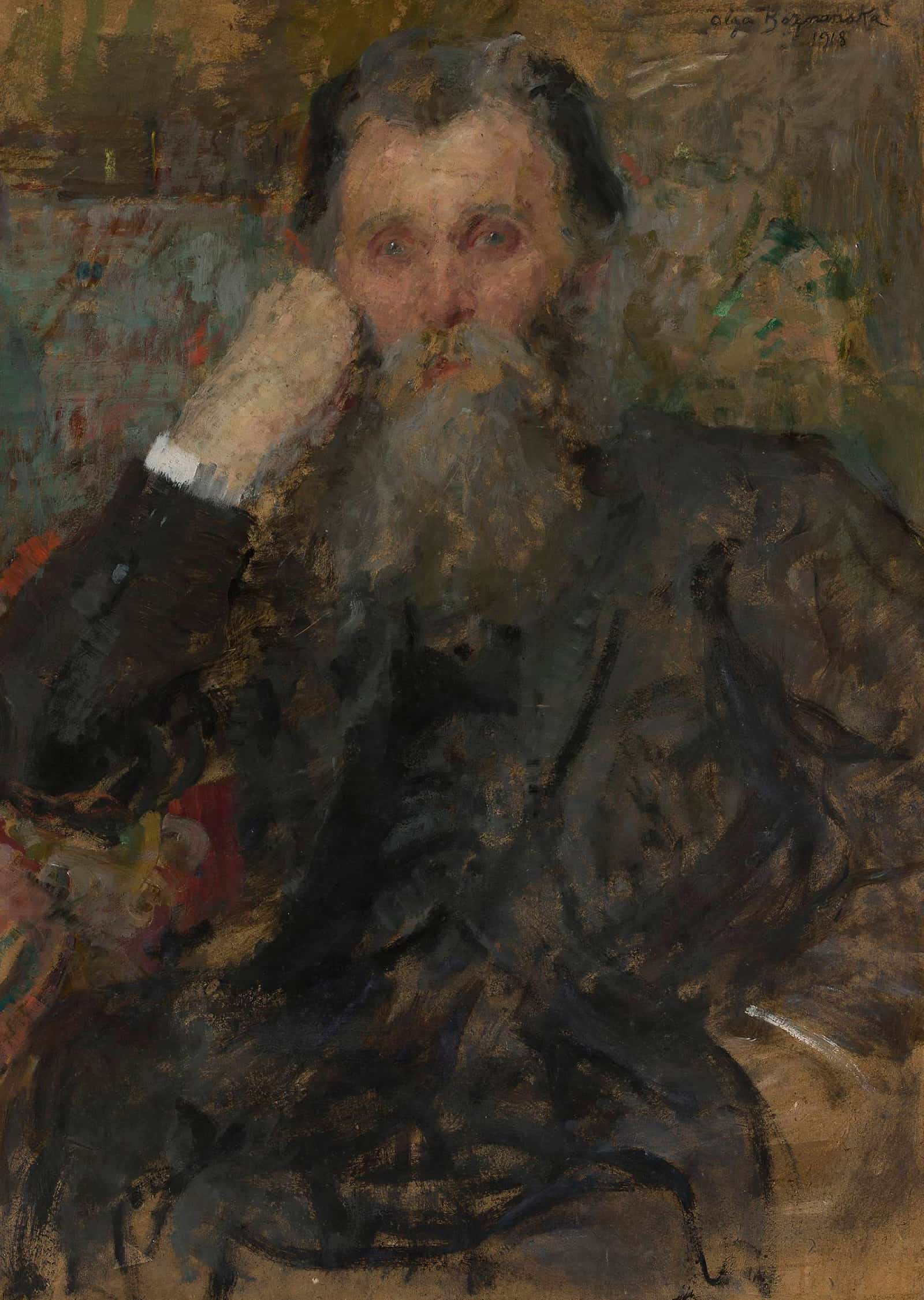 Portrait Of Dergint by Olga Boznanska