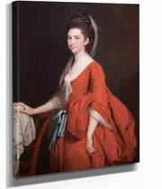 Portrait Of Dorothy Beridge Nee Gladwin by Joseph Wright Of Derby