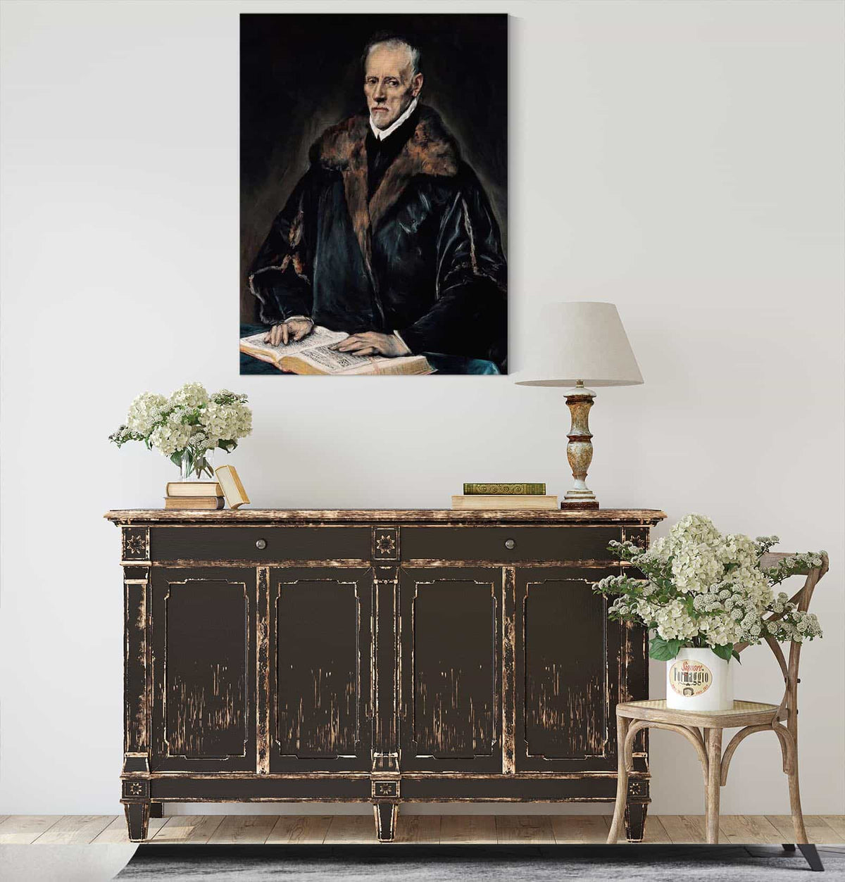 Portrait Of Dr Francisco De Pisa by El Greco