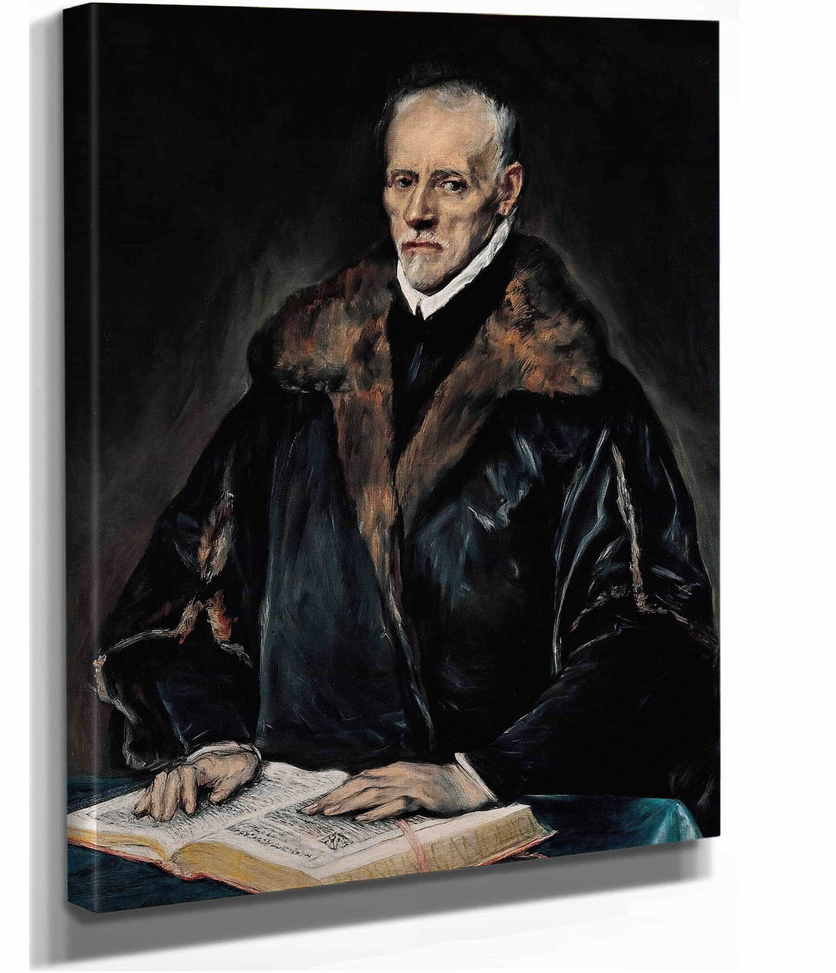 Portrait Of Dr Francisco De Pisa by El Greco