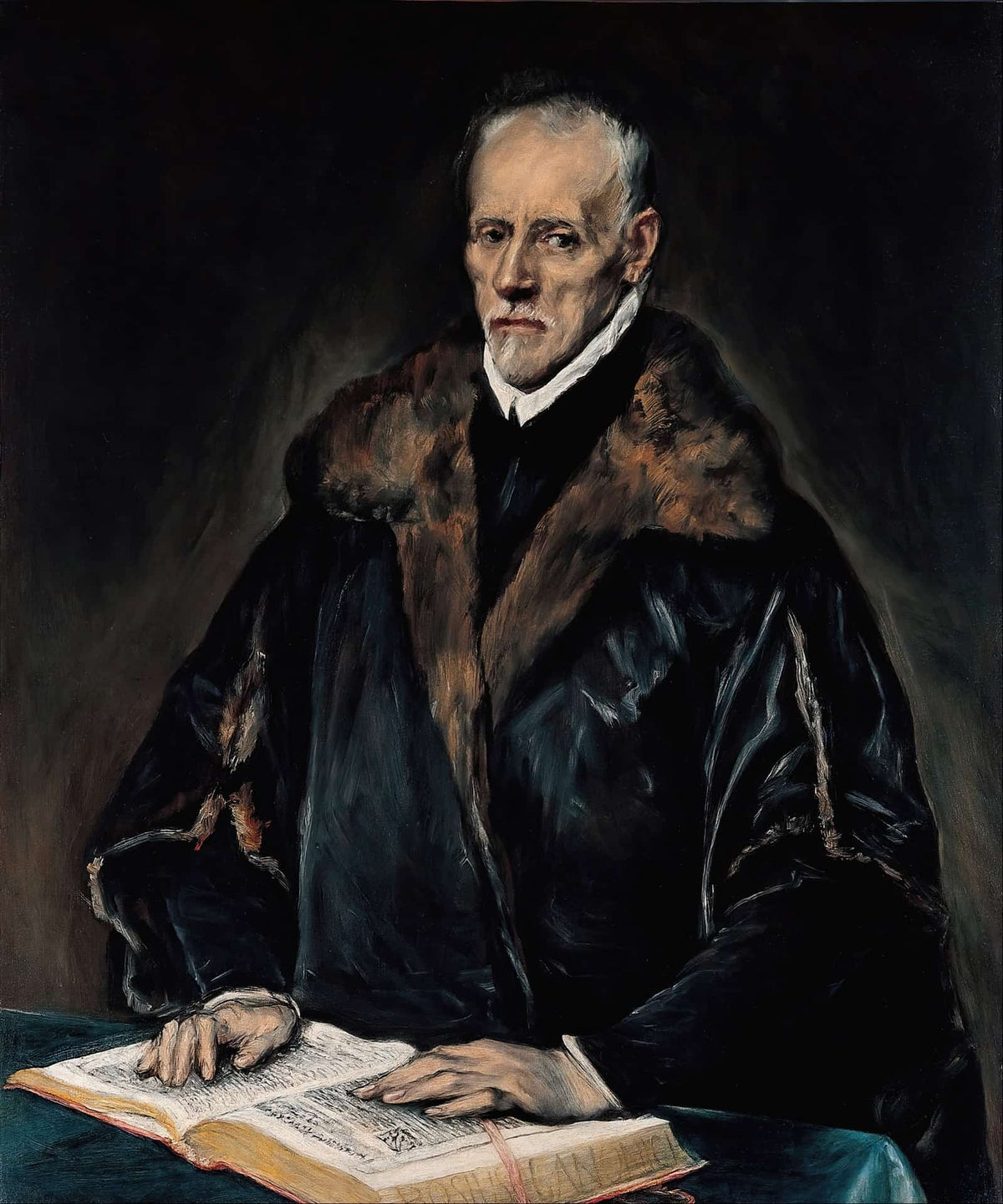 Portrait Of Dr Francisco De Pisa by El Greco