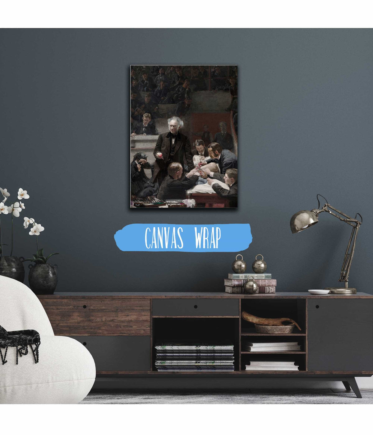 Portrait Of Dr Samuel D Gross The Gross Clinic by Thomas Eakins