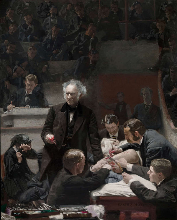 Portrait Of Dr Samuel D Gross The Gross Clinic by Thomas Eakins