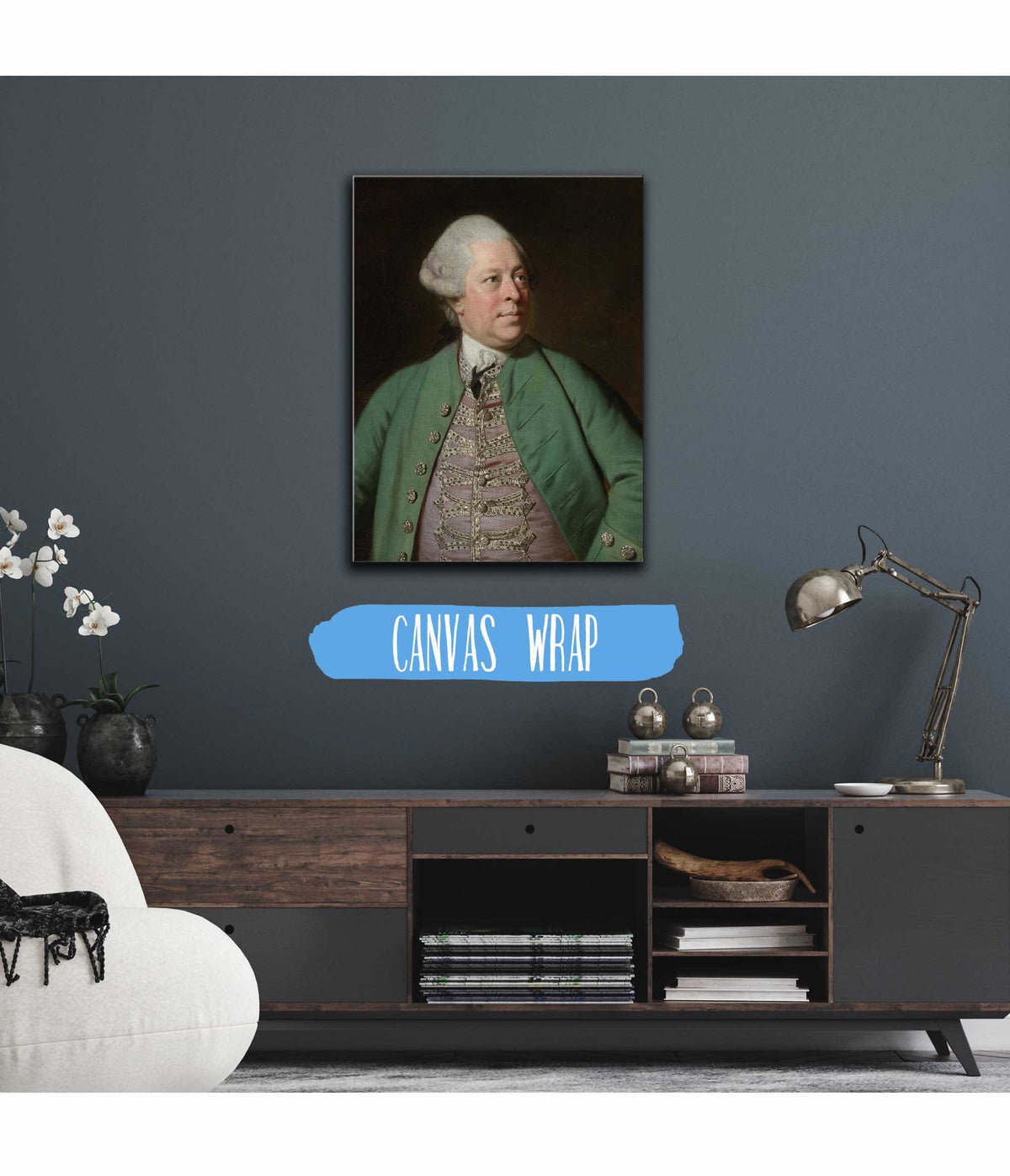 Portrait Of Edward Holden Cruttenden by Sir Joshua Reynolds