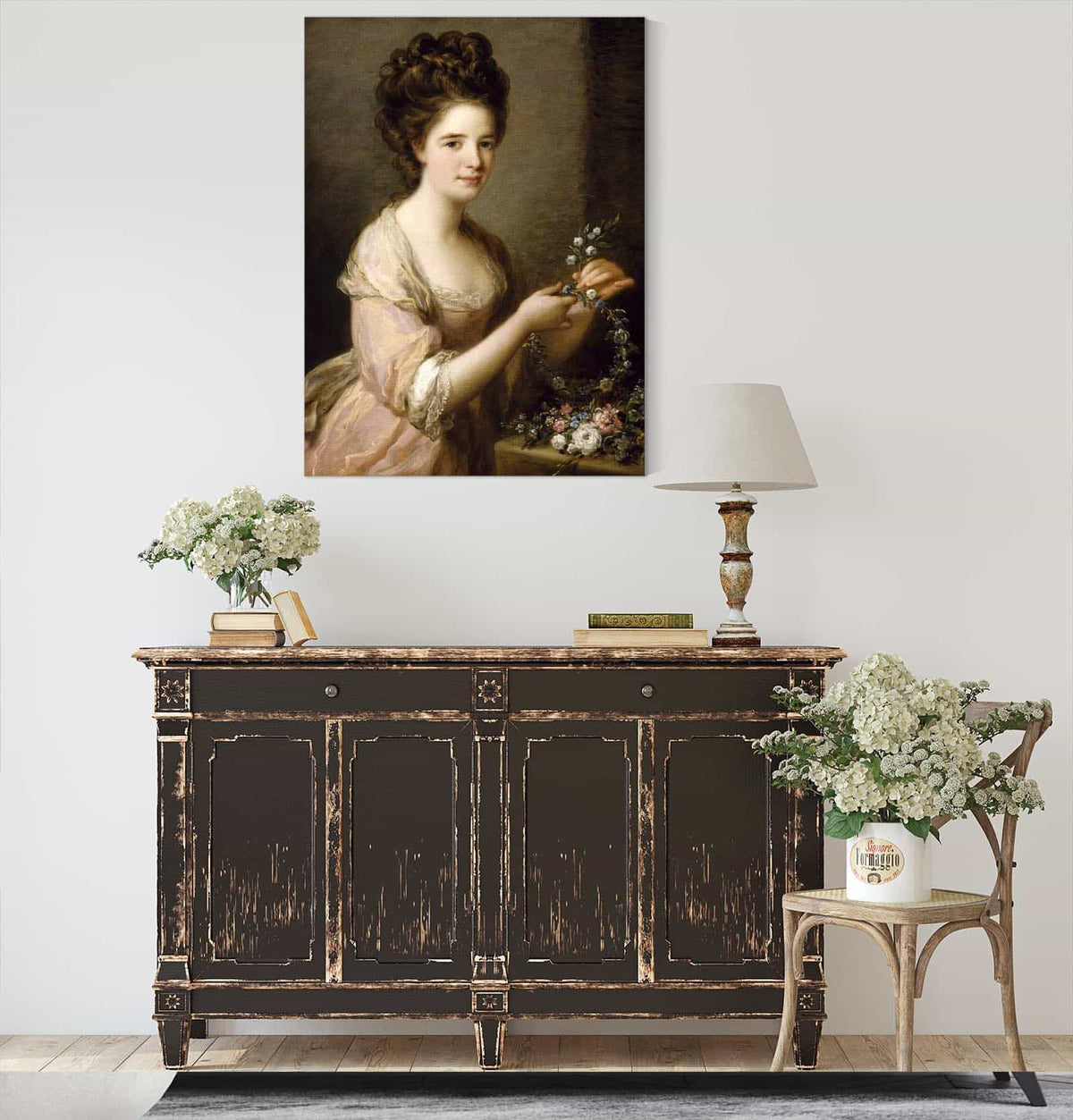 Portrait Of Eleanor Countess Of Lauderdale by Angelica Kauffmann