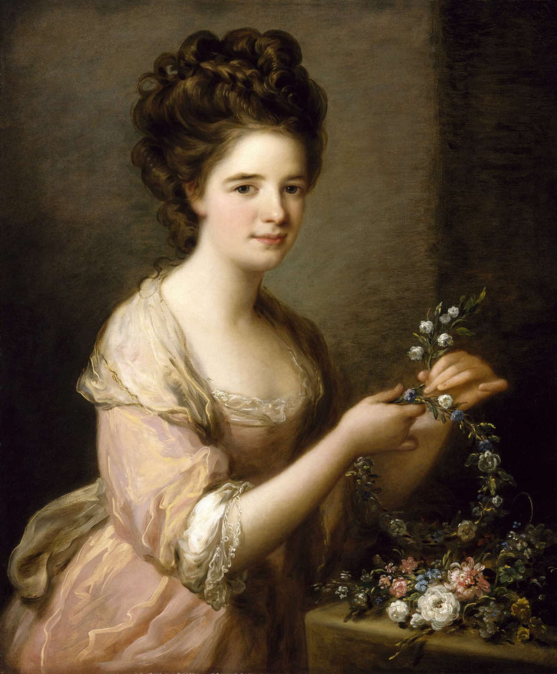 Portrait Of Eleanor Countess Of Lauderdale by Angelica Kauffmann
