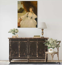 Portrait Of Elizabeth Falconer Mrs Stanhope As Contemplation by Sir Joshua Reynolds