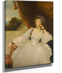 Portrait Of Elizabeth Falconer Mrs Stanhope As Contemplation by Sir Joshua Reynolds
