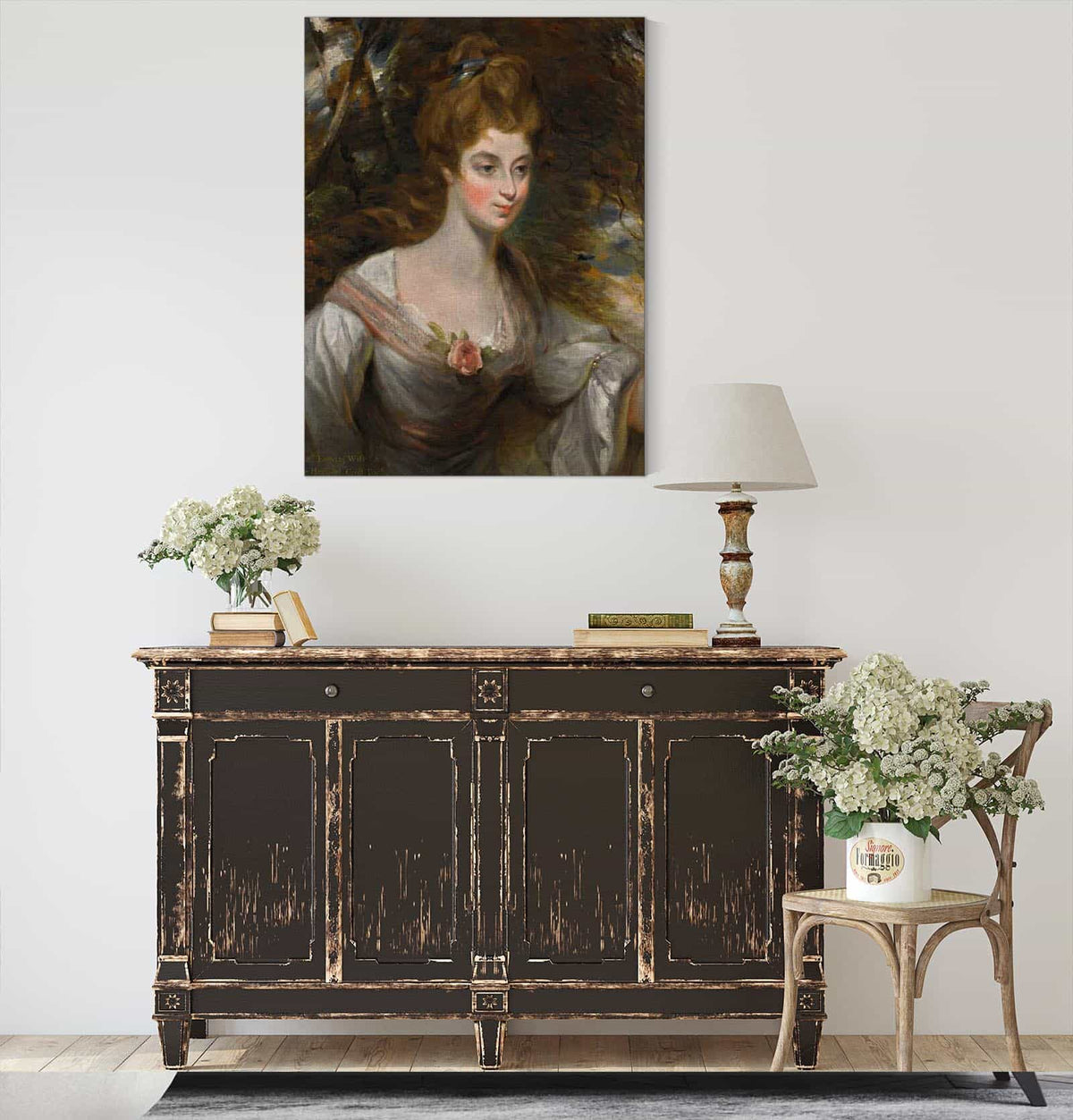 Portrait Of Elizabeth Lady Croft by John Constable