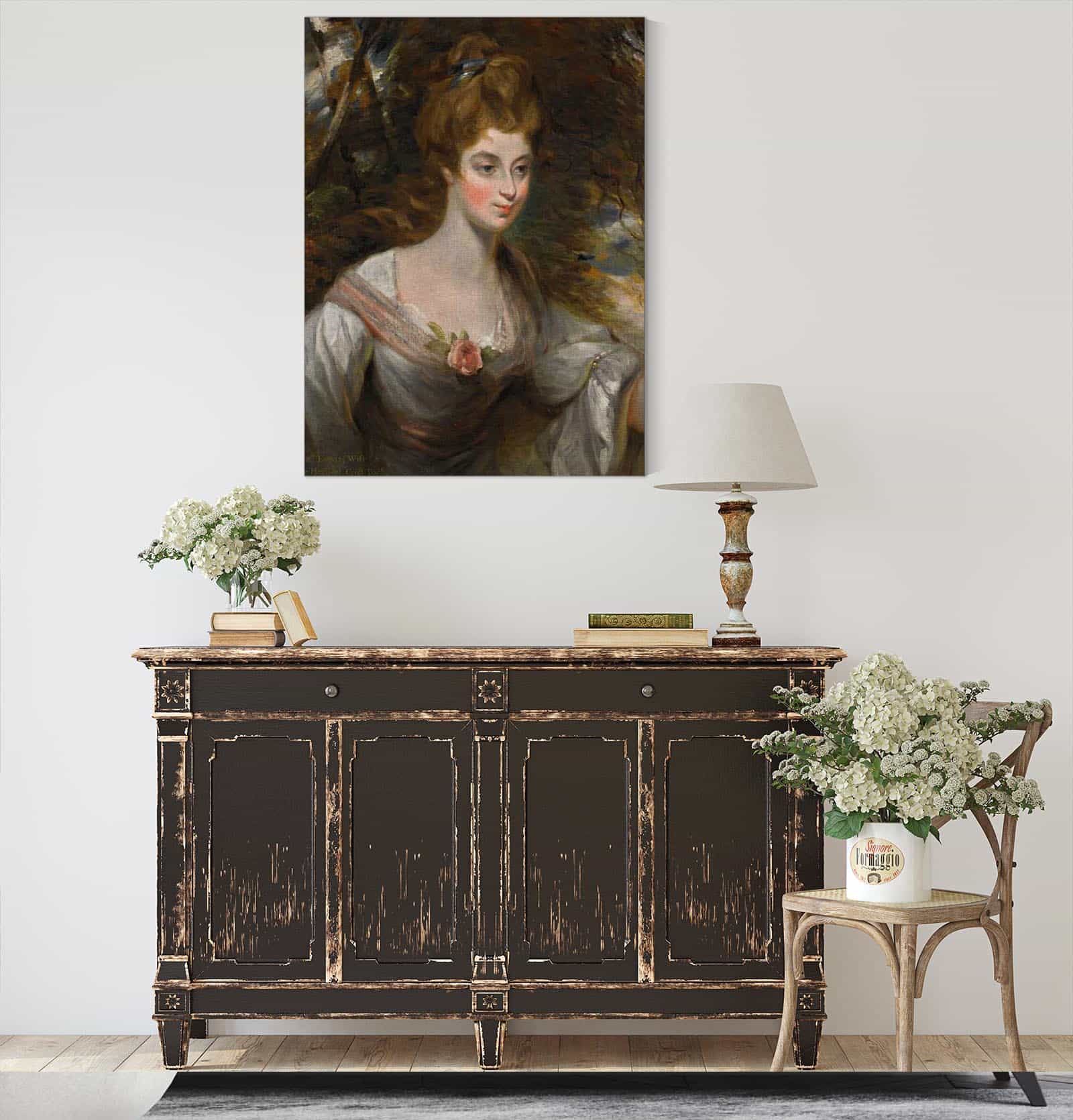 Portrait Of Elizabeth Lady Croft by John Constable