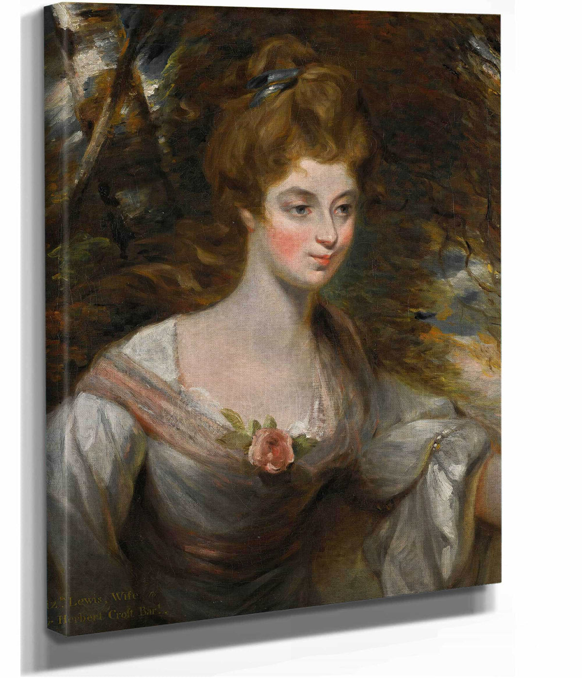 Portrait Of Elizabeth Lady Croft by John Constable