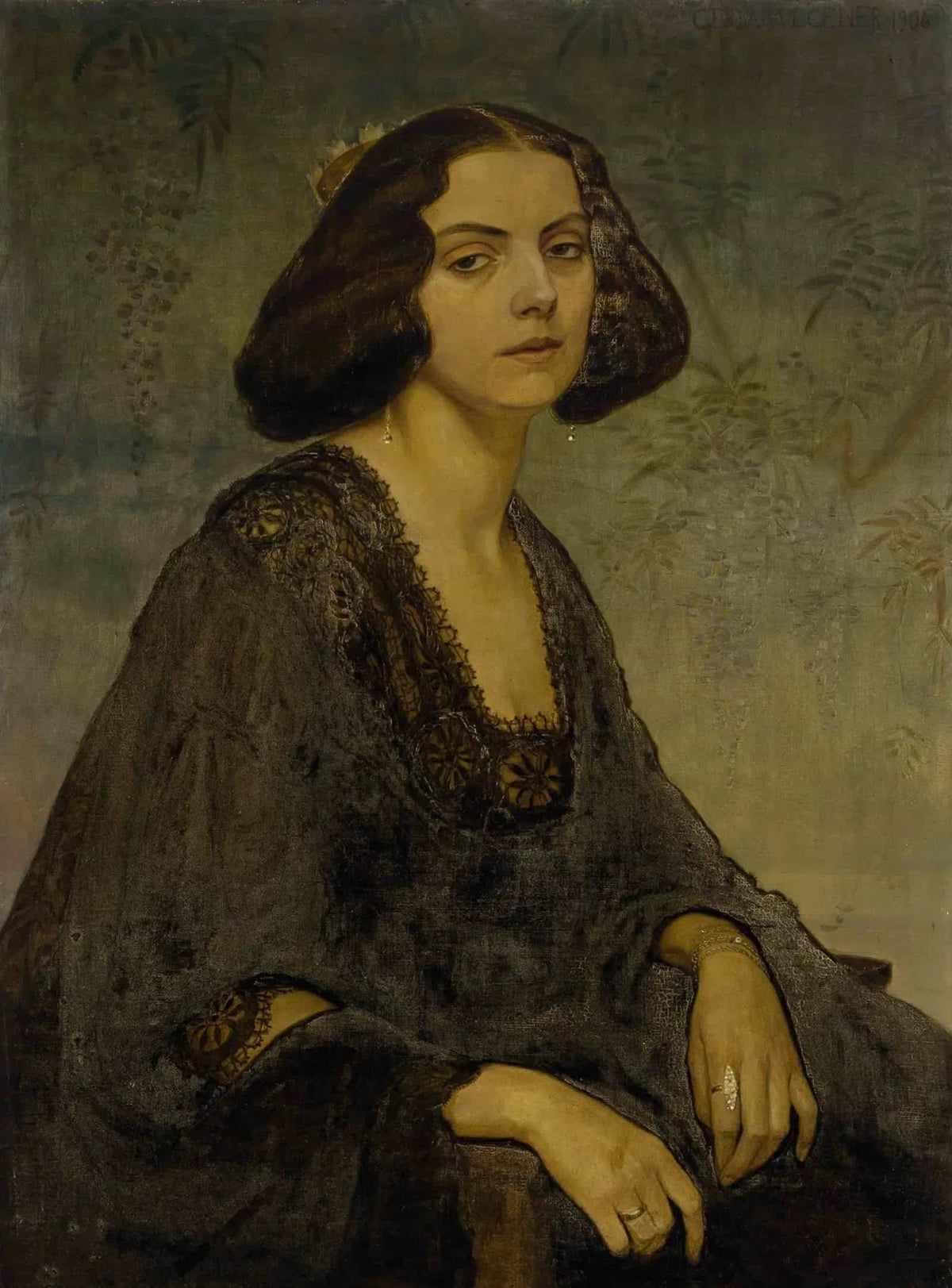 Portrait Of Ellen Von Kohl by Gerda Wegener