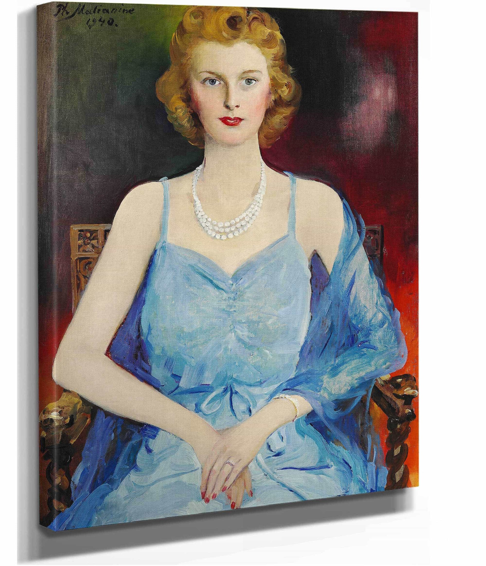 Portrait Of Else Prior Havemann by Filipp Malyavin