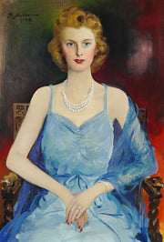 Portrait Of Else Prior Havemann by Filipp Malyavin