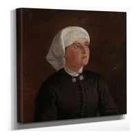 Portrait Of Elseberg Herrestvedt by Adolph Tidemand