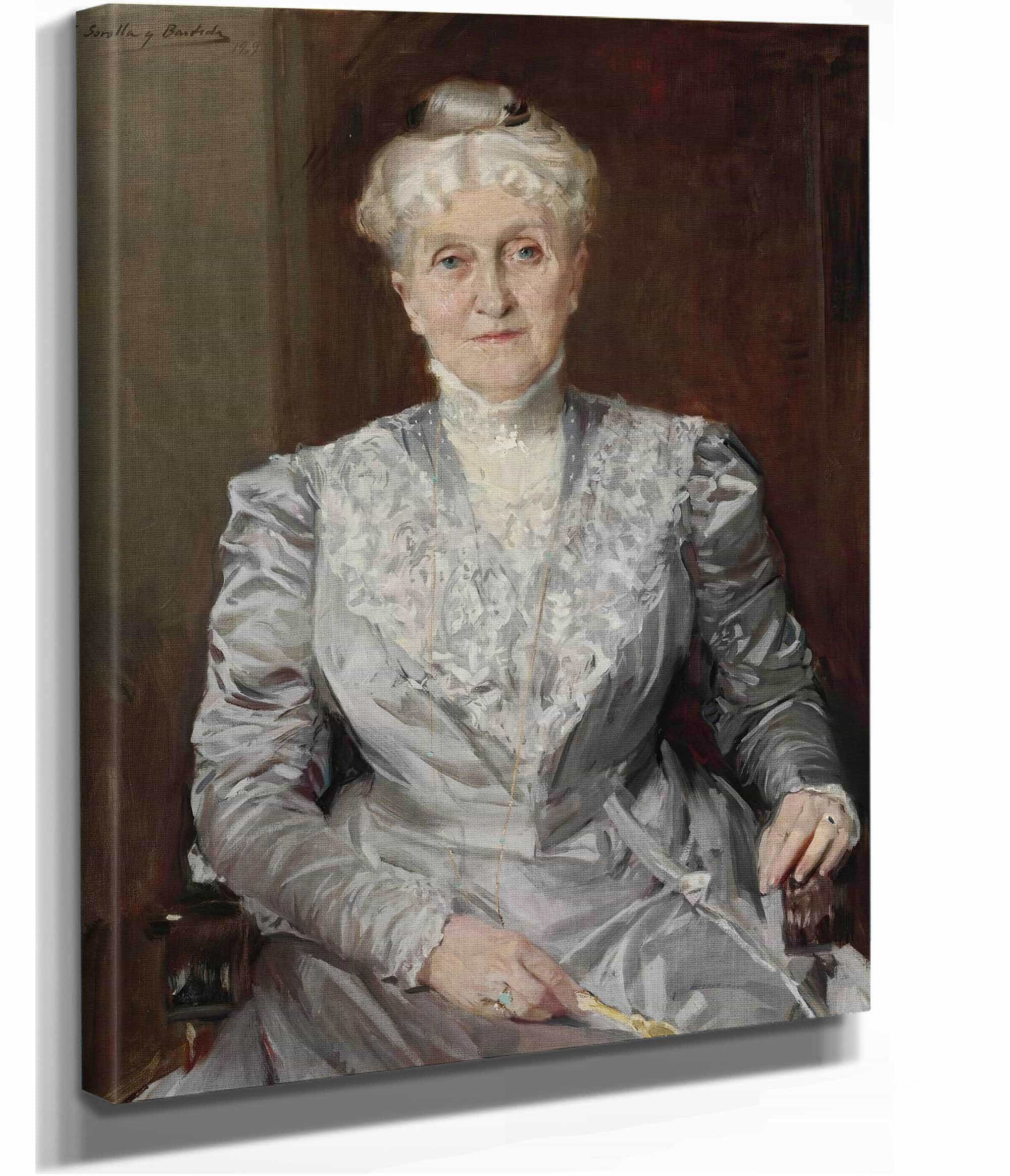 Portrait Of Emily Perkins by Joaquin Sorolla