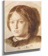 Portrait Of Emma Madox Brown by Dante Gabriel Rossetti