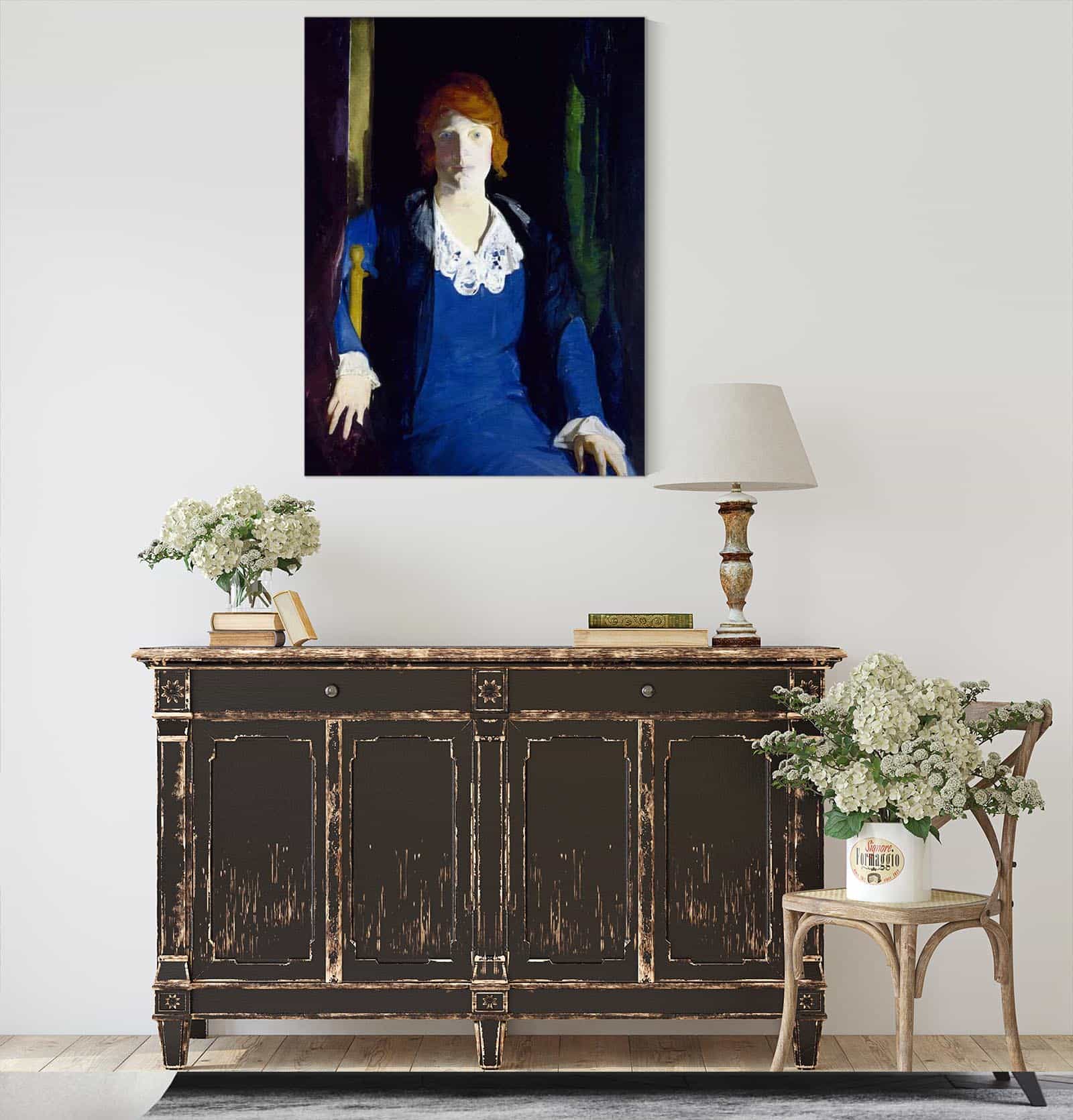 Portrait Of Florence Pierce by George Wesley Bellows
