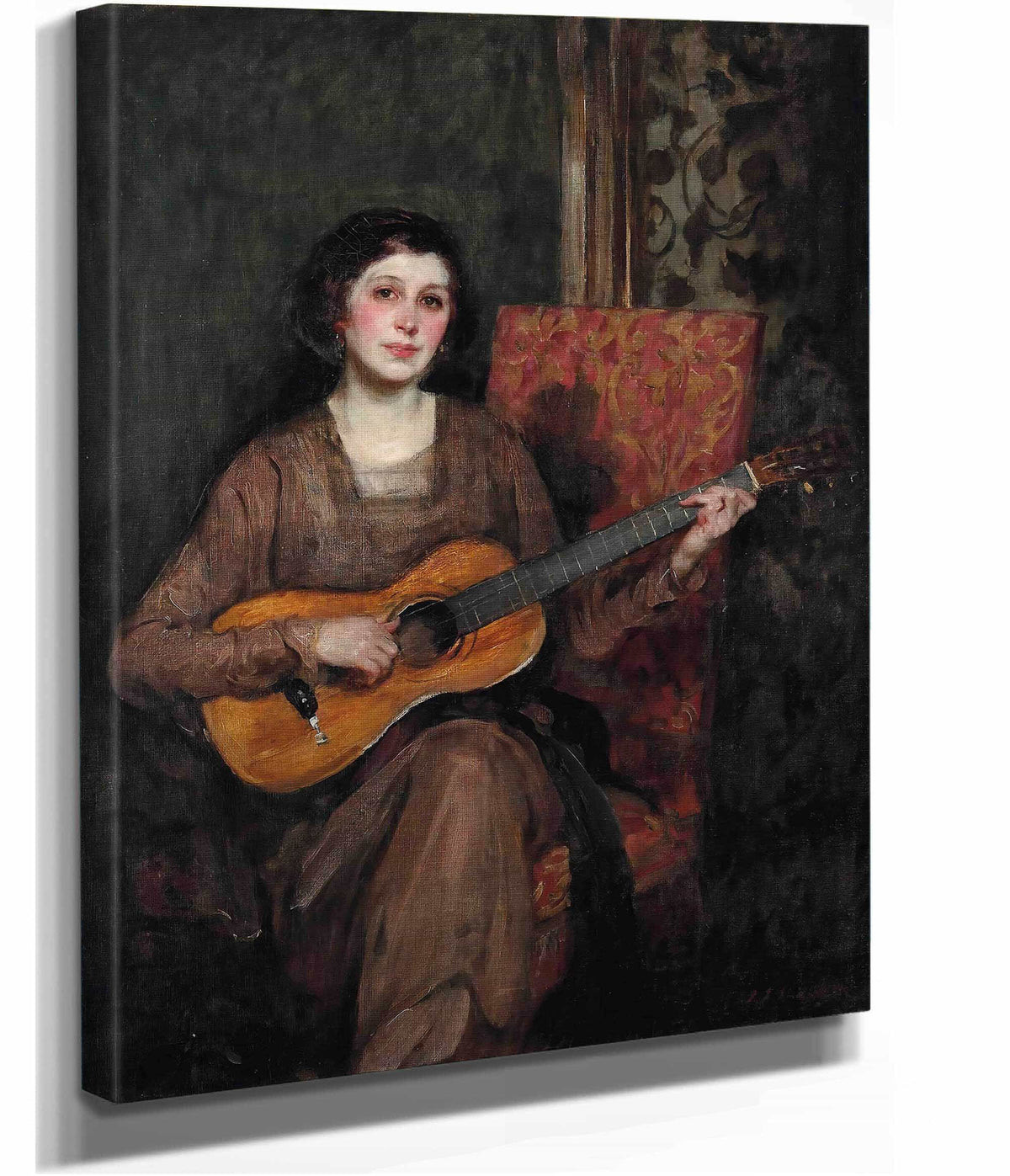 Portrait Of Florence Shannon The Artists Wife by James Jebusa Shannon