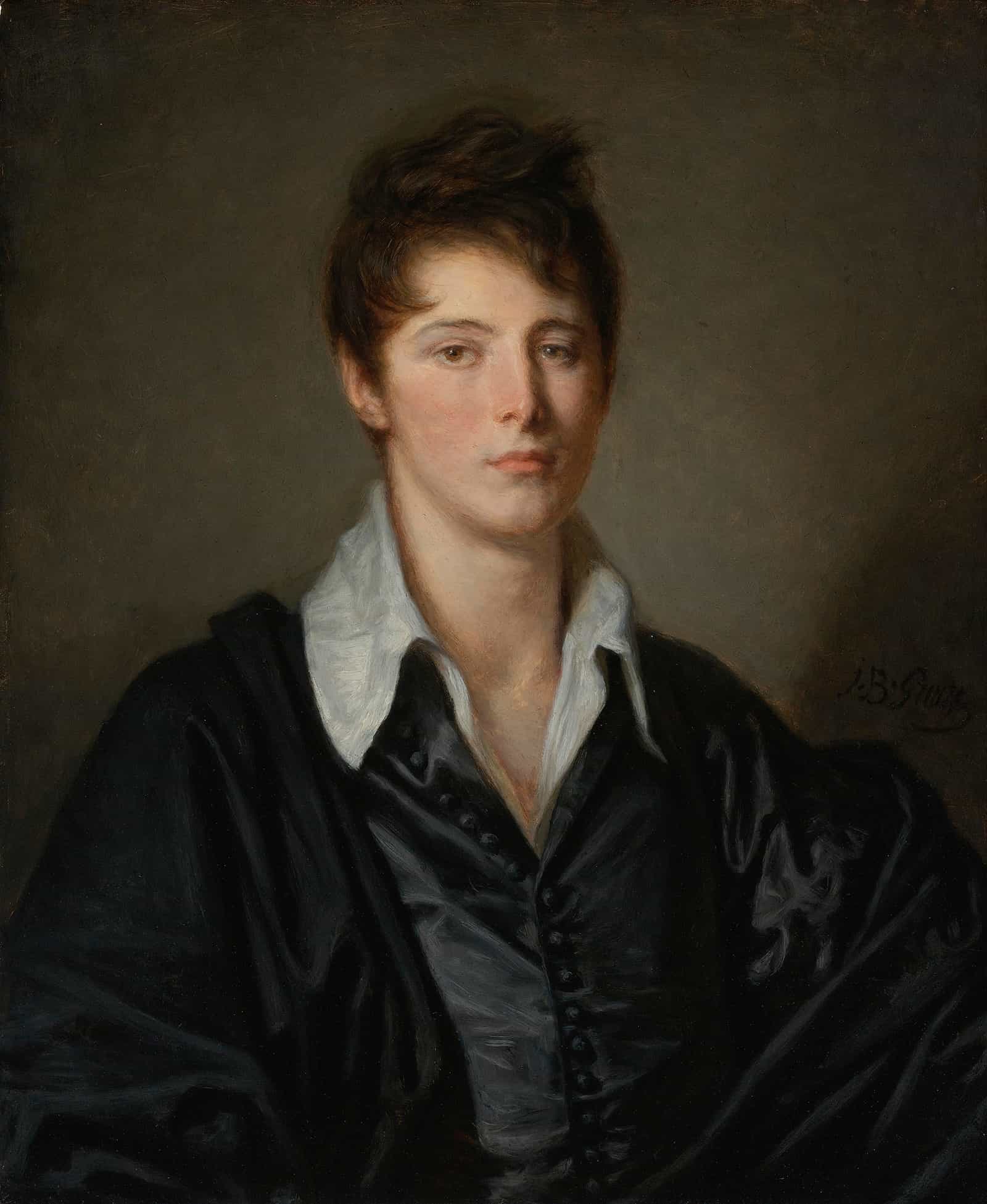 Portrait Of Florentius Josephus Van Ertborn by Jean Baptiste Greuze