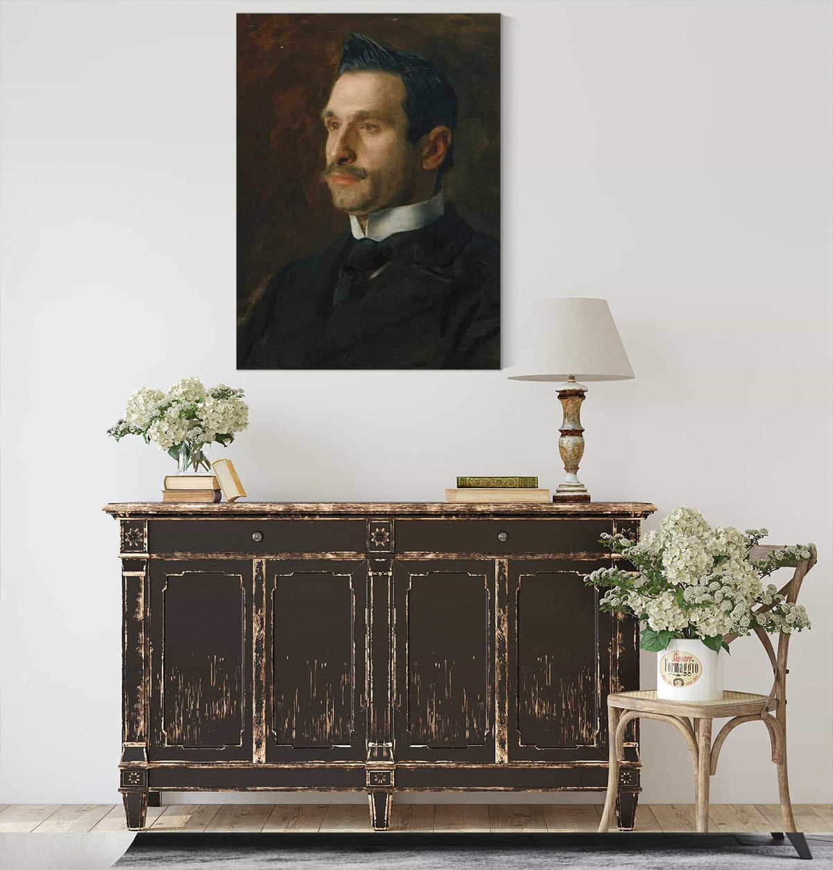 Portrait Of Francesco Romano by Thomas Eakins