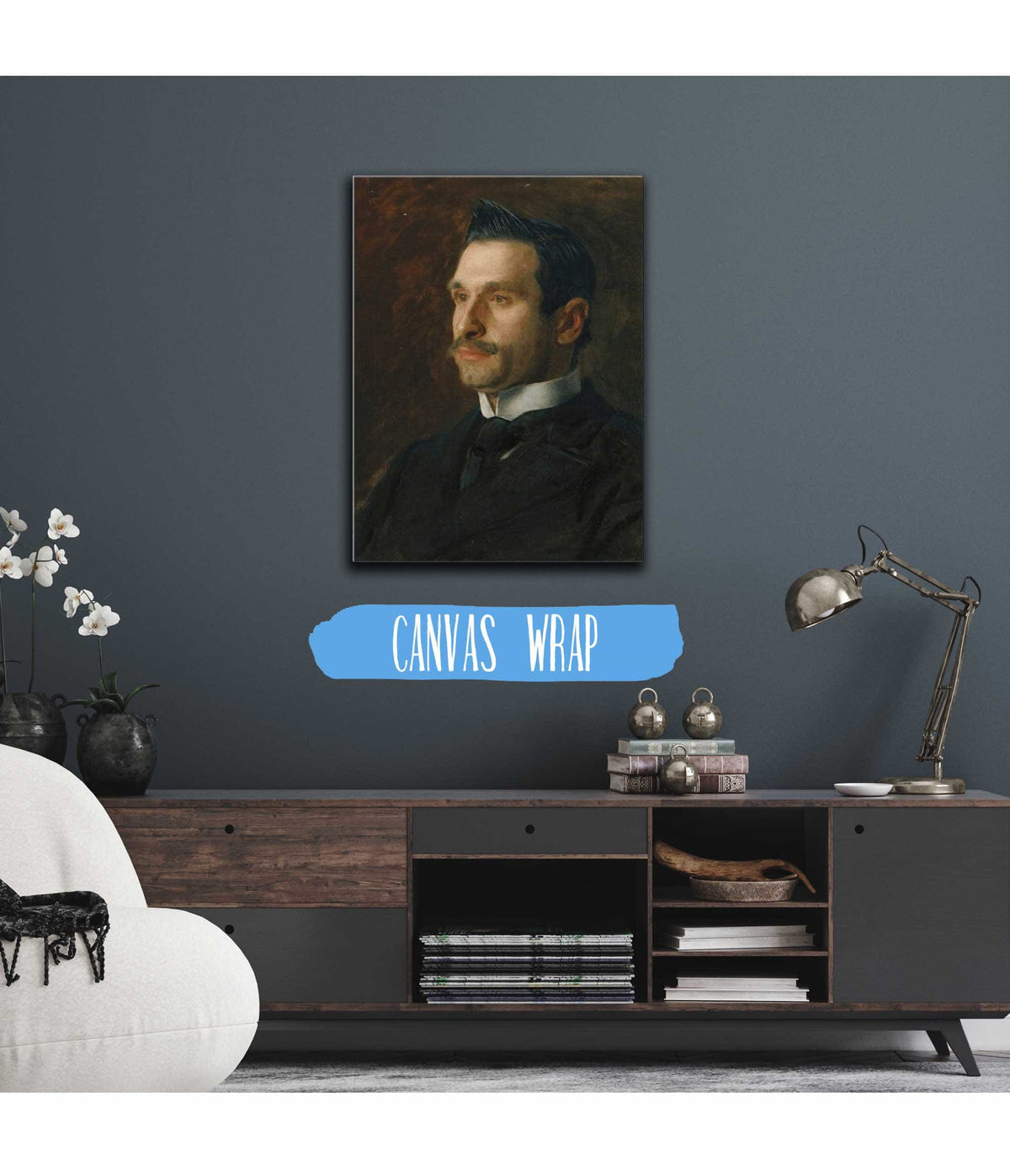 Portrait Of Francesco Romano by Thomas Eakins