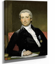 Portrait Of General Giles by Joseph Wright Of Derby