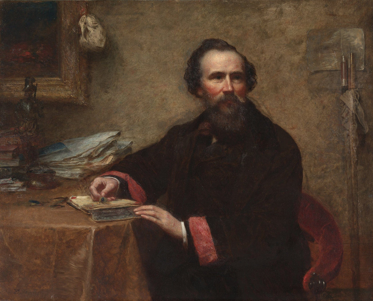 Portrait Of Genio C Scott by Eastman Johnson